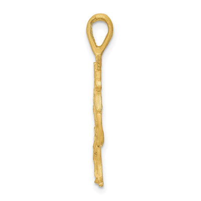 14K Unicorn Charm, 28 x 19mm
