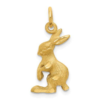 14K Jack Rabbit Charm