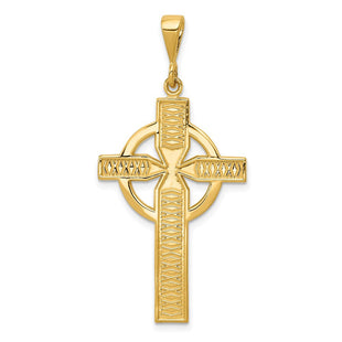 14k Celtic Cross Pendant (Style C1462)