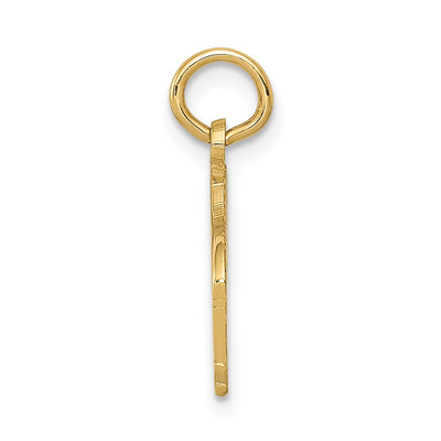 14K Piano Charm, 17 x 11mm