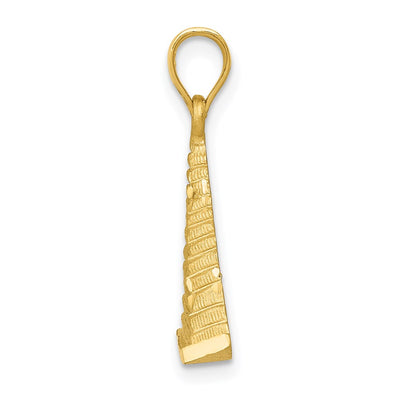 14K Pyramid Charm