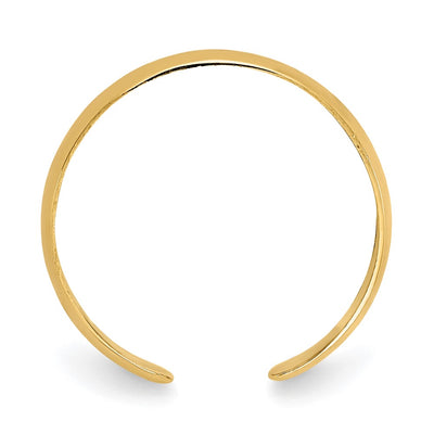 14K High Polished Toe Ring