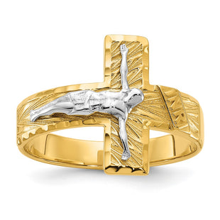 14k Two-tone Rings Style C2118 - Classique Jewelry Inc.