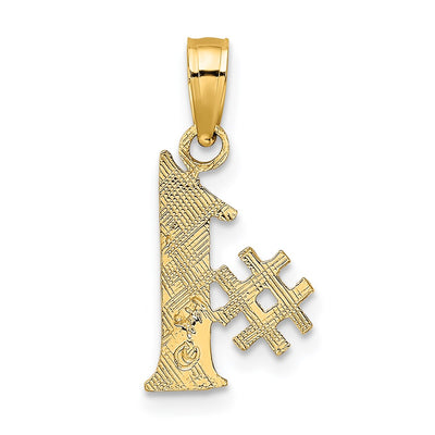 14K #1 Charm