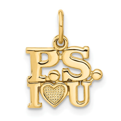 14K P.S. I LOVE YOU Charm