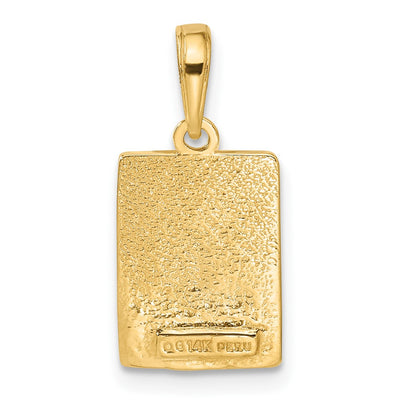 14K Mile 0 KEY WEST Mile Marker Pendant