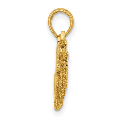 14K Golf Bag Charm, 5.7 x 22mm