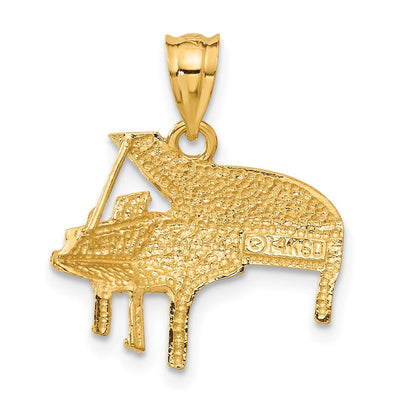 14K Piano Charm, 20 x 18mm
