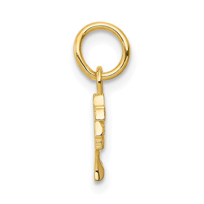 14K Nefertiti Charm, 15 x 6mm