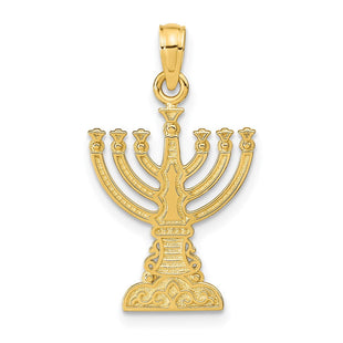 14K Menorah Pendant (Style C4451)