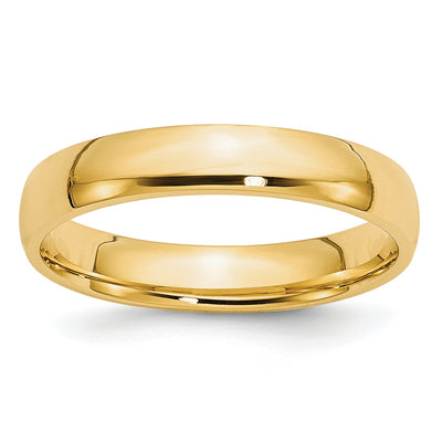 14K Yellow Gold Lightweight Comfort Fit Band