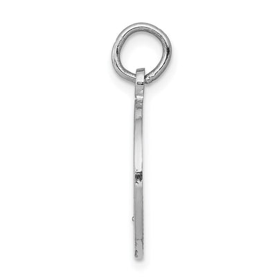 14K White Gold Communion Charm