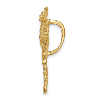14K Cut-out Dragonfly Slide