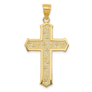 14k Passion Cross Pendant (Style D3523)