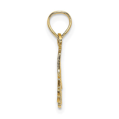 14K #1 Mama Charm, 16.7 x 16.9mm