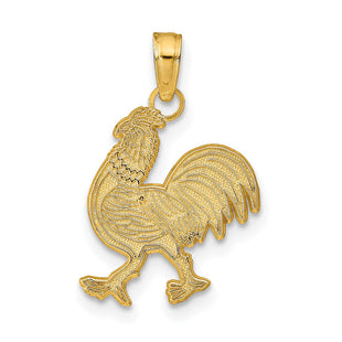 14K Rooster Pendant (Style D4222)
