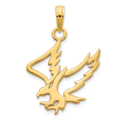 14K Eagle Pendant, 24 x 19mm