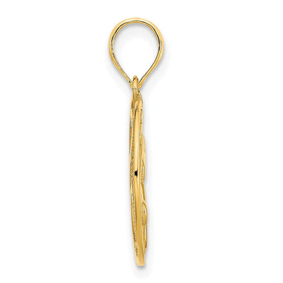 14K Unicorn Pendant, 22.5 x 17.5mm