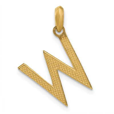 14ky Fancy Letter W, 16.64mm