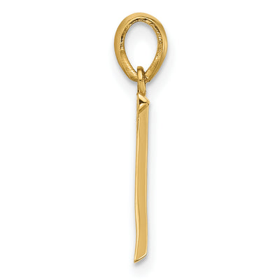 14ky Fancy Letter Z, 16.56mm