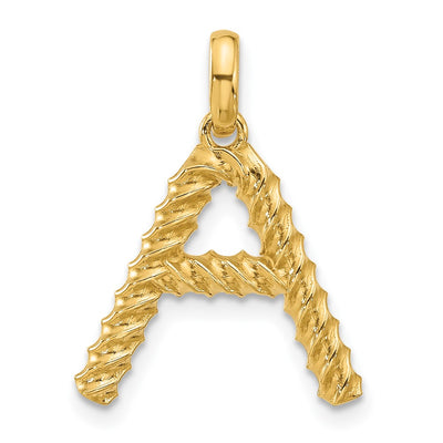 14ky Fancy Twist Letter