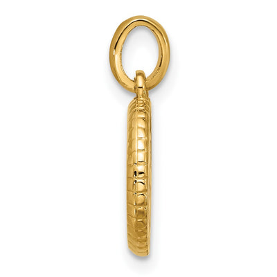 14K Yellow Gold Fancy Pie