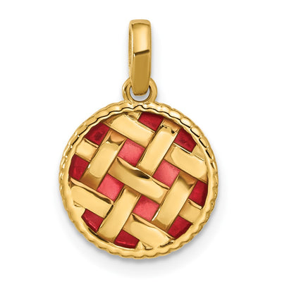 14K Yellow Gold Fancy Pie