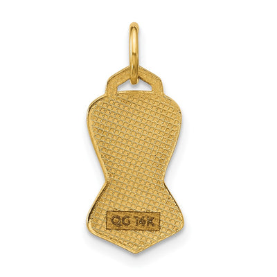 14K Yellow Gold One Piece Swimsuit Charm