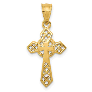 14k Celtic Cross Pendant (Style D863)