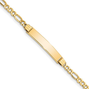 14k Yellow Gold Chain Bracelets Style DCID107 - Classique Jewelry Inc.