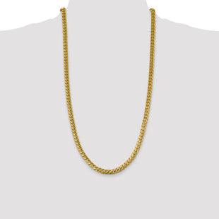 14K Solid Miami Cuban Link with Lobster Clasp Chain (Style DCU200-28)
