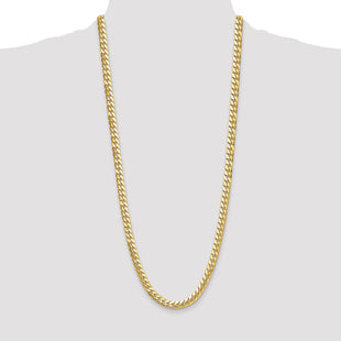 14k Solid Miami Cuban Chain (Style DCU250-30)