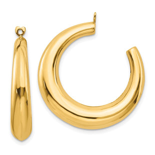 14k Yellow Gold Earrings Style E622J - Classique Jewelry Inc.