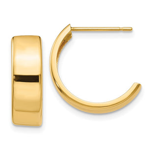 14k Yellow Gold Earrings Style E683 - Classique Jewelry Inc.