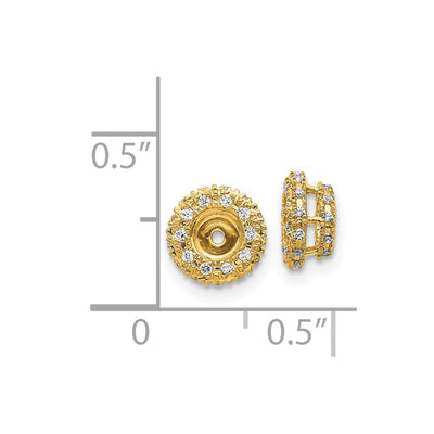 14K 1/ Diamond Earring Jackets