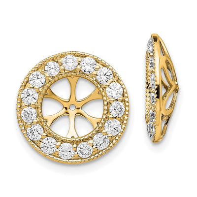 14K Diamond Earring Jackets