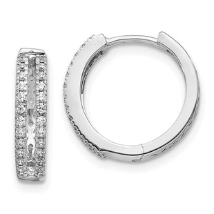 14k White Gold Earrings Style EM5381 - Classique Jewelry Inc.