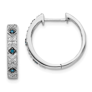 14k White Gold Earrings Style EM5404 - Classique Jewelry Inc.
