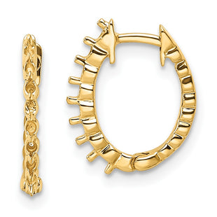 14k Yellow Gold Earrings Style EM5408 - Classique Jewelry Inc.