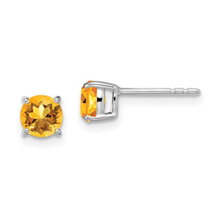 14k White Gold Earrings Style EM7097 - Classique Jewelry Inc.