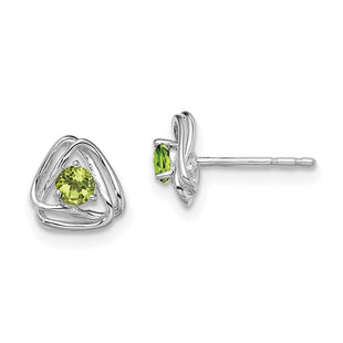 14k White Gold Earrings Style EM7395 - Classique Jewelry Inc.