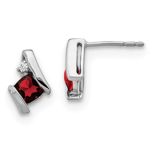 14k White Gold Earrings Style EM7398 - Classique Jewelry Inc.