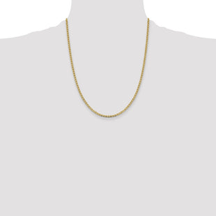 14K Concave Anchor with Lobster Clasp Chain (Style FCA065-22)