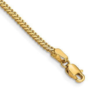 14K Franco with Lobster Clasp Bracelet (Style FRA045-7)