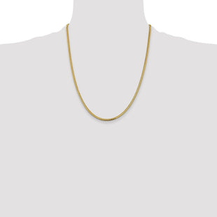 14K Franco with Lobster Clasp Chain (Style FRA070-22)