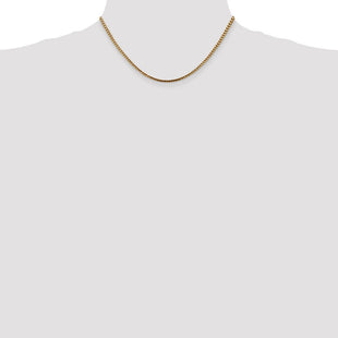 14K Franco with Lobster Clasp Chain (Style FRA080-16)