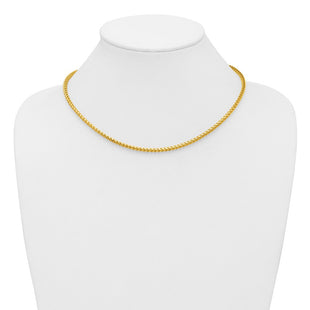 14K Franco with Fancy Lobster Clasp Chain (Style FRA100-18)