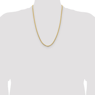 14K Franco with Fancy Lobster Clasp Chain (Style FRA100-24)