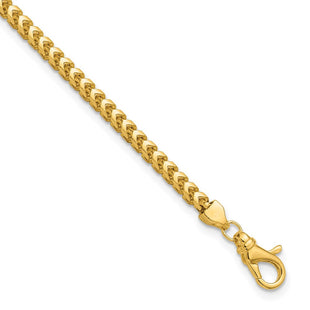 14K Franco with Fancy Lobster Clasp Chain (Style FRA100-9)