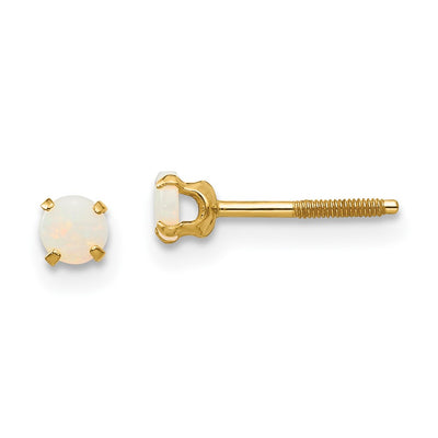 14K Madi K Opal Screwback Earrings